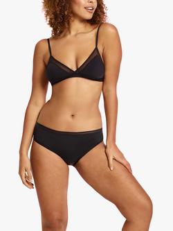 Love Luna Lady Leaks Midi Knickers, Black, Black