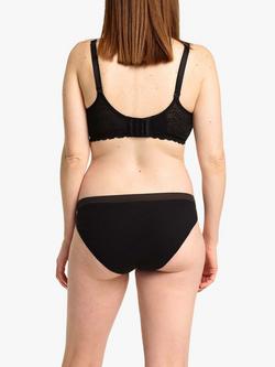 Love Luna Lady Leaks Maternity Knickers, Black - view 2, Black