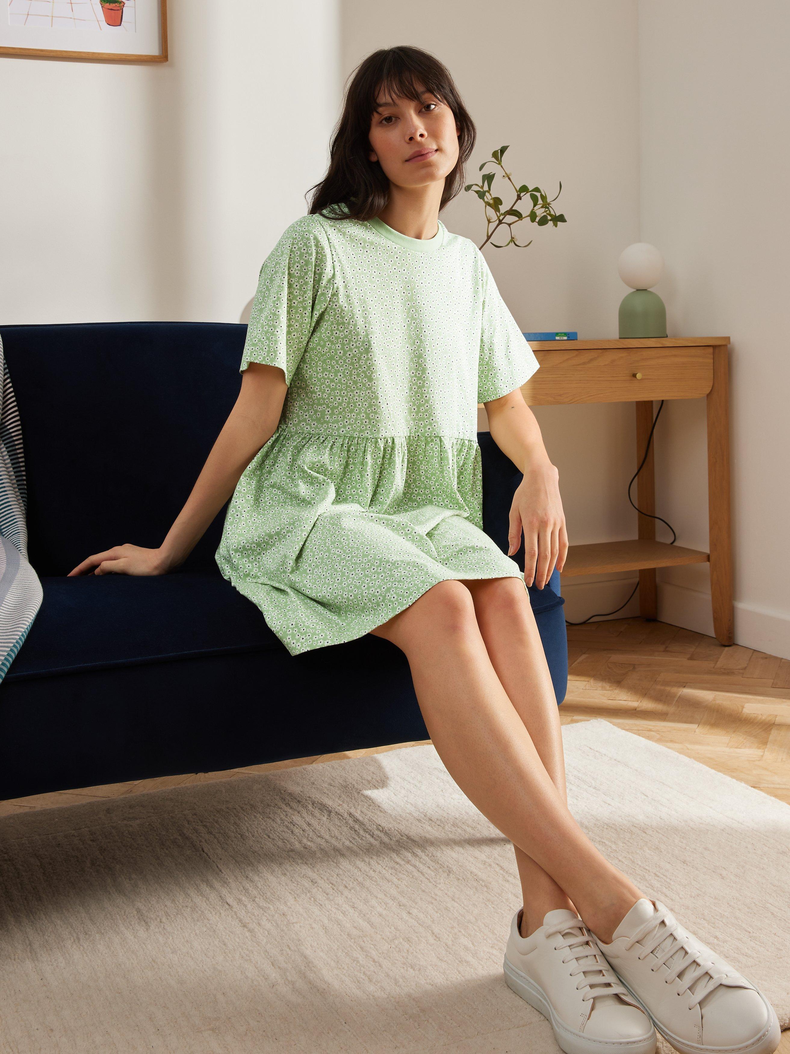John Lewis ANYDAY Ditsy Floral Jersey Swing Dress