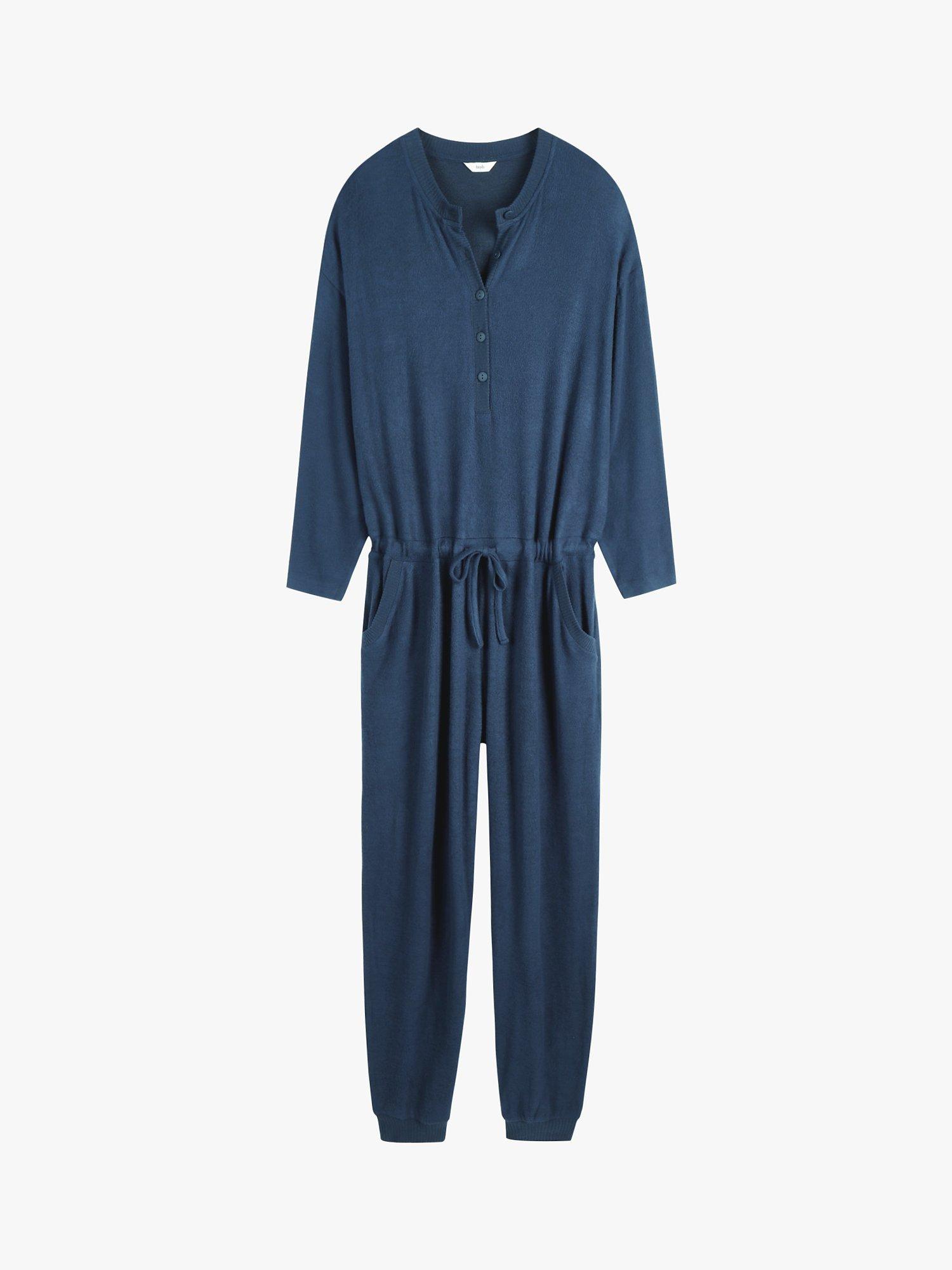 HUSH Elle V Neck Onesie Midnight Navy