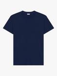 SPOKE Original Cotton Straight Fit T-Shirt, Navy