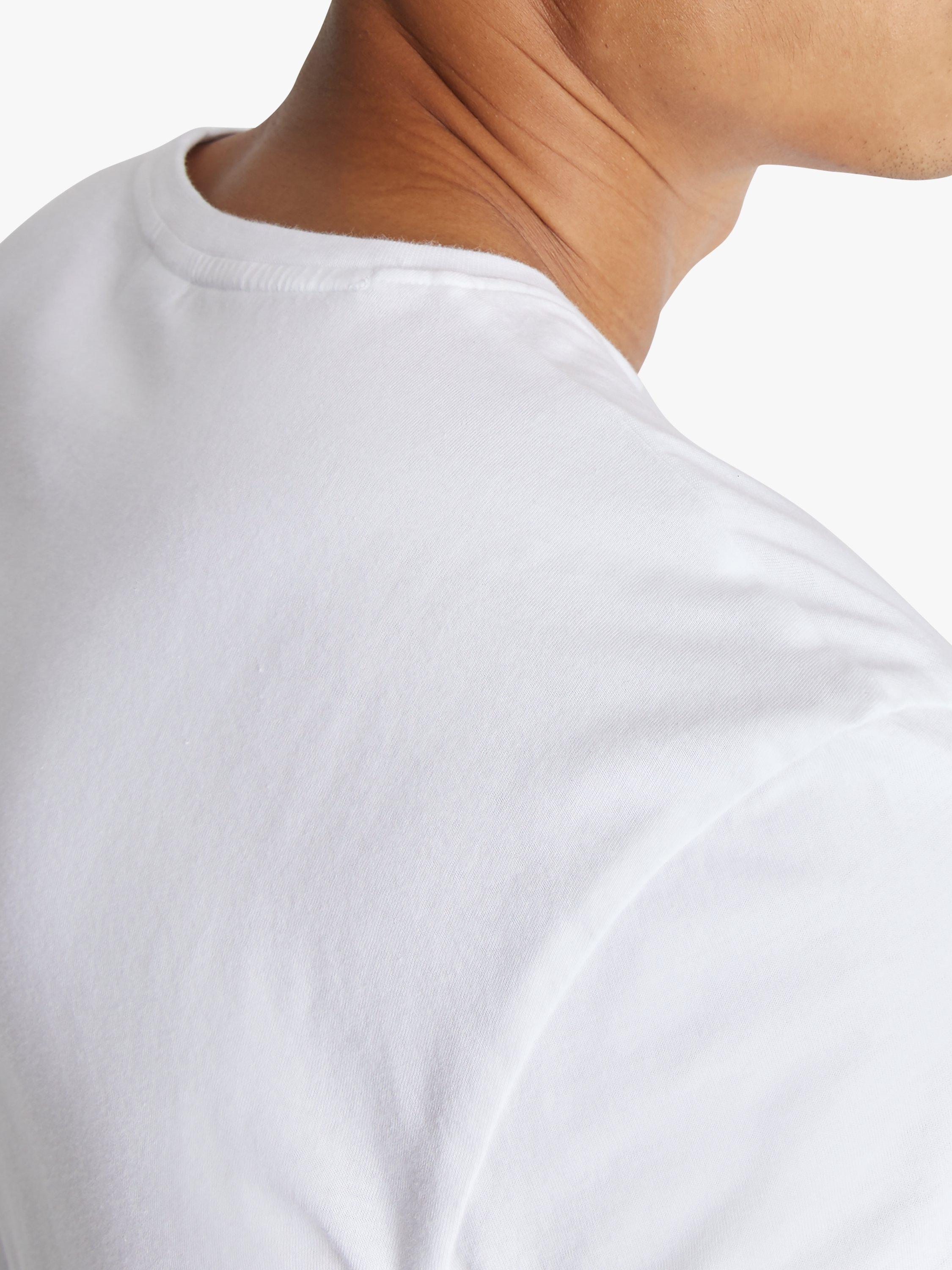 Product image 5 of 6, which shows SPOKE Original Cotton Straight Fit T-Shirt, White, S Regular