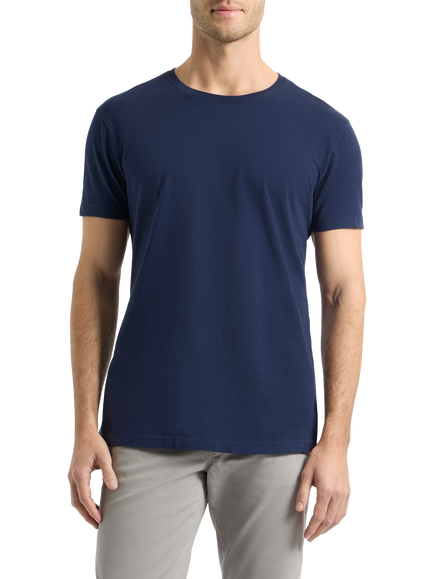 SPOKE Original Cotton Slim Fit T-Shirt, Navy
