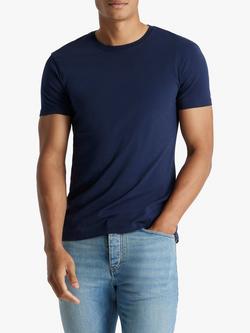 SPOKE Original Cotton Slim Fit T-Shirt - view 2, Navy
