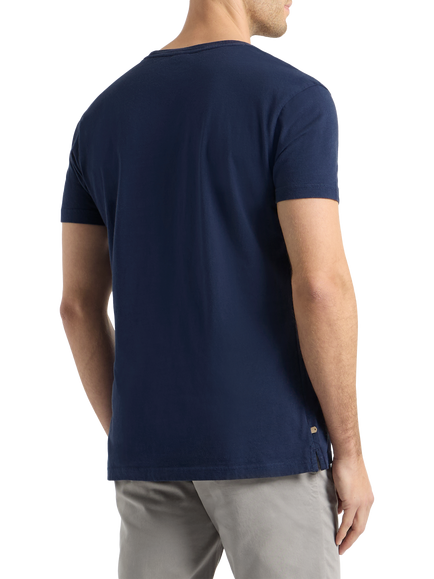 SPOKE Original Cotton Slim Fit T-Shirt - view 2, Navy