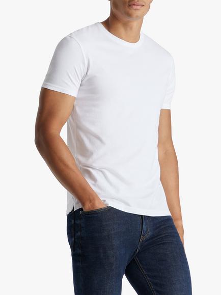 SPOKE Original Cotton Slim Fit T-Shirt - view 2, White
