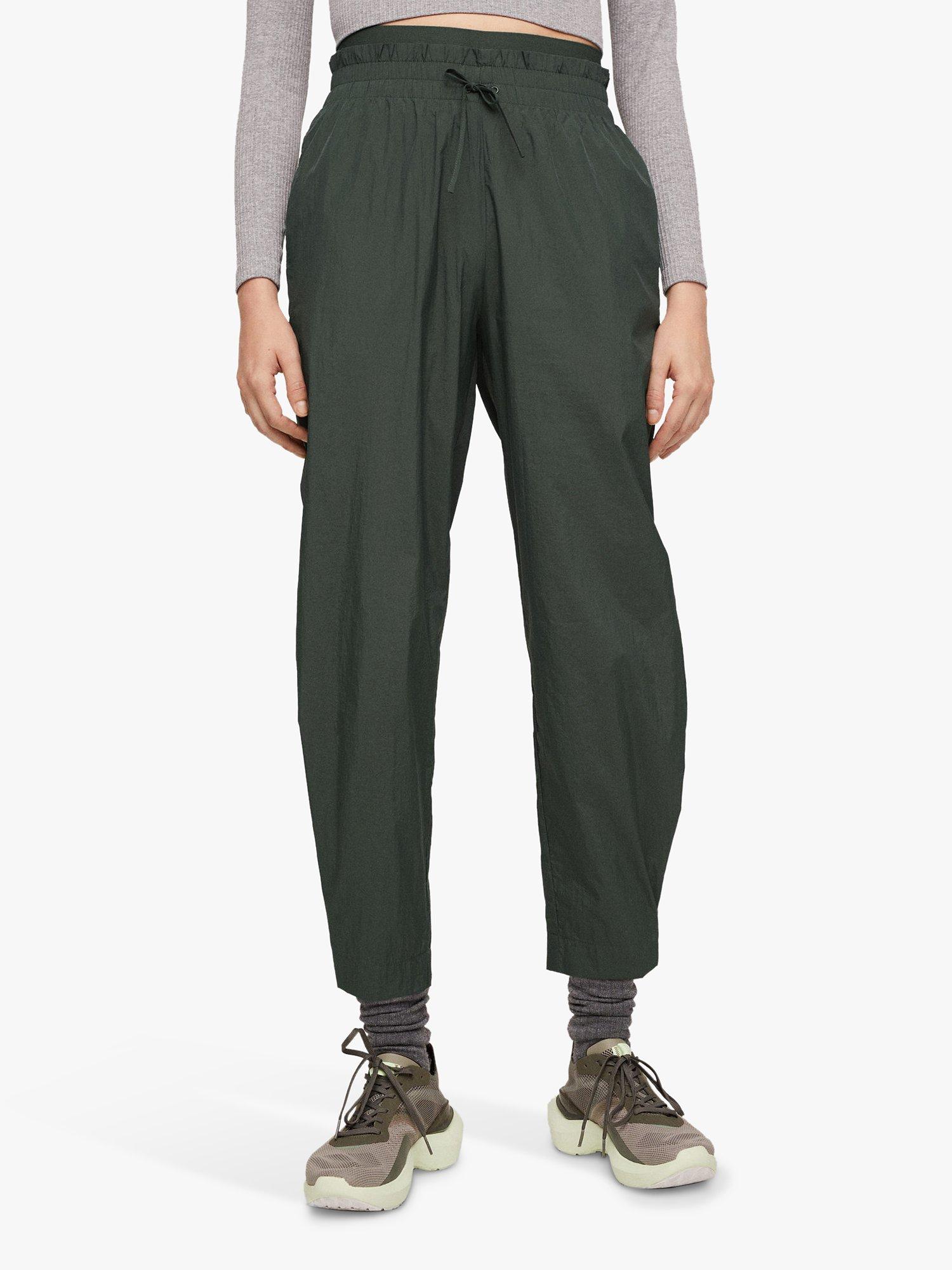 Product image 1 of 6, which shows Mango Marin High Waist Active Joggers, Bright Green, XS