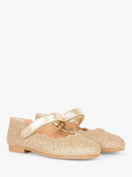 Trotters Hampton Classics Kids' Lilly Party Shoes - view 2, Gold