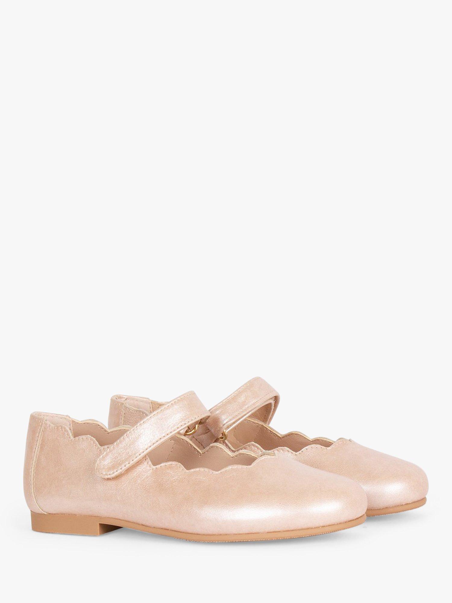 Product image 2 of 5, which shows Trotters Hampton Classics Kids' Lilly Party Shoes, Pink, 1