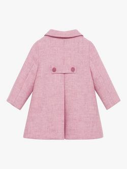 Trotters Baby Classic Wool Short Coat - view 2, Pink