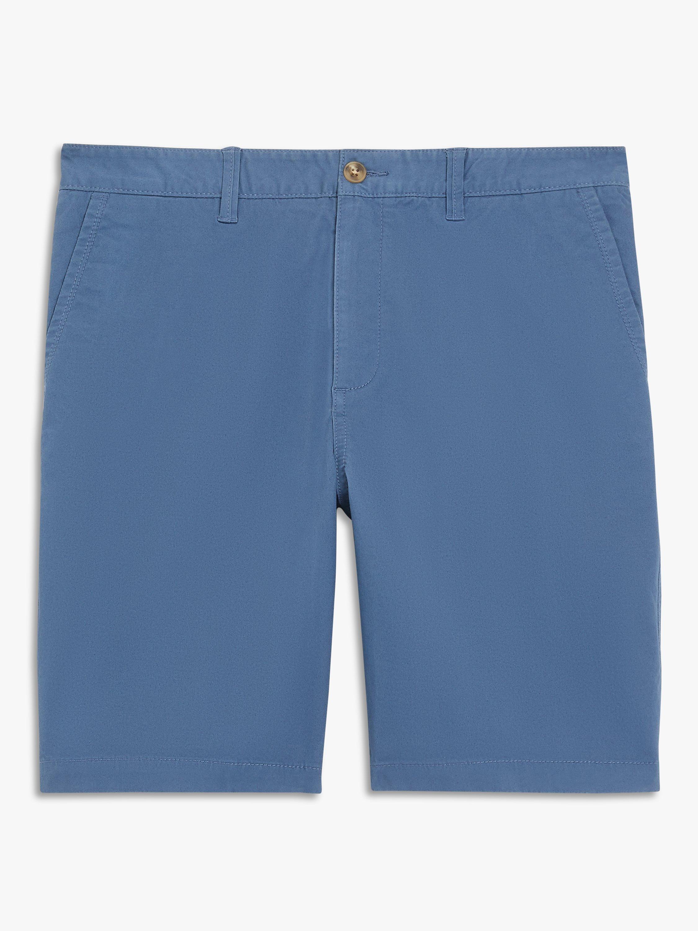 John Lewis Stretch Chino Shorts, China Blue, 30R