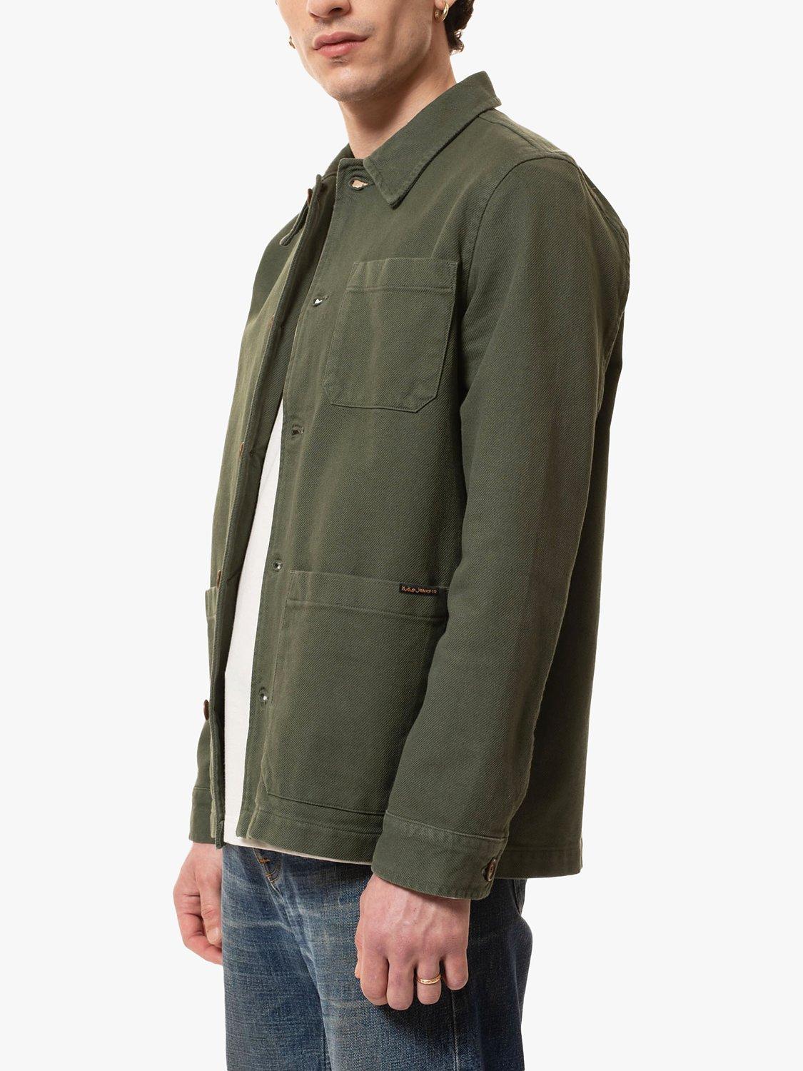 Nudie Jeans Barney Worker Jacket, Olive, S