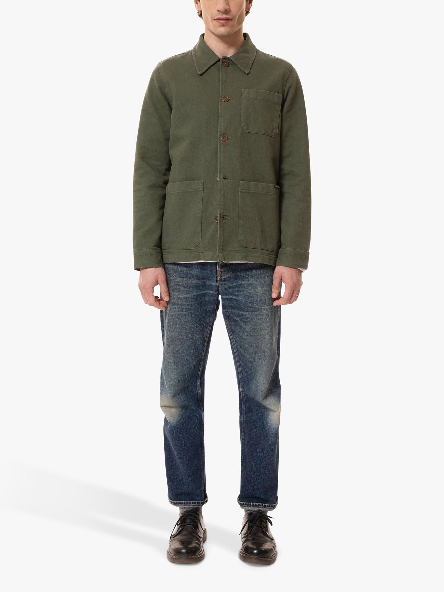 Nudie Jeans Barney Worker Jacket, Olive, S