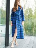 British Boxers Tartan Brushed Cotton Dressing Gown