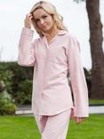 British Boxers Herringbone Brushed Cotton Pyjama Set