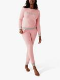 DKNY Signature Logo Joggers Pyjama Set, Viola