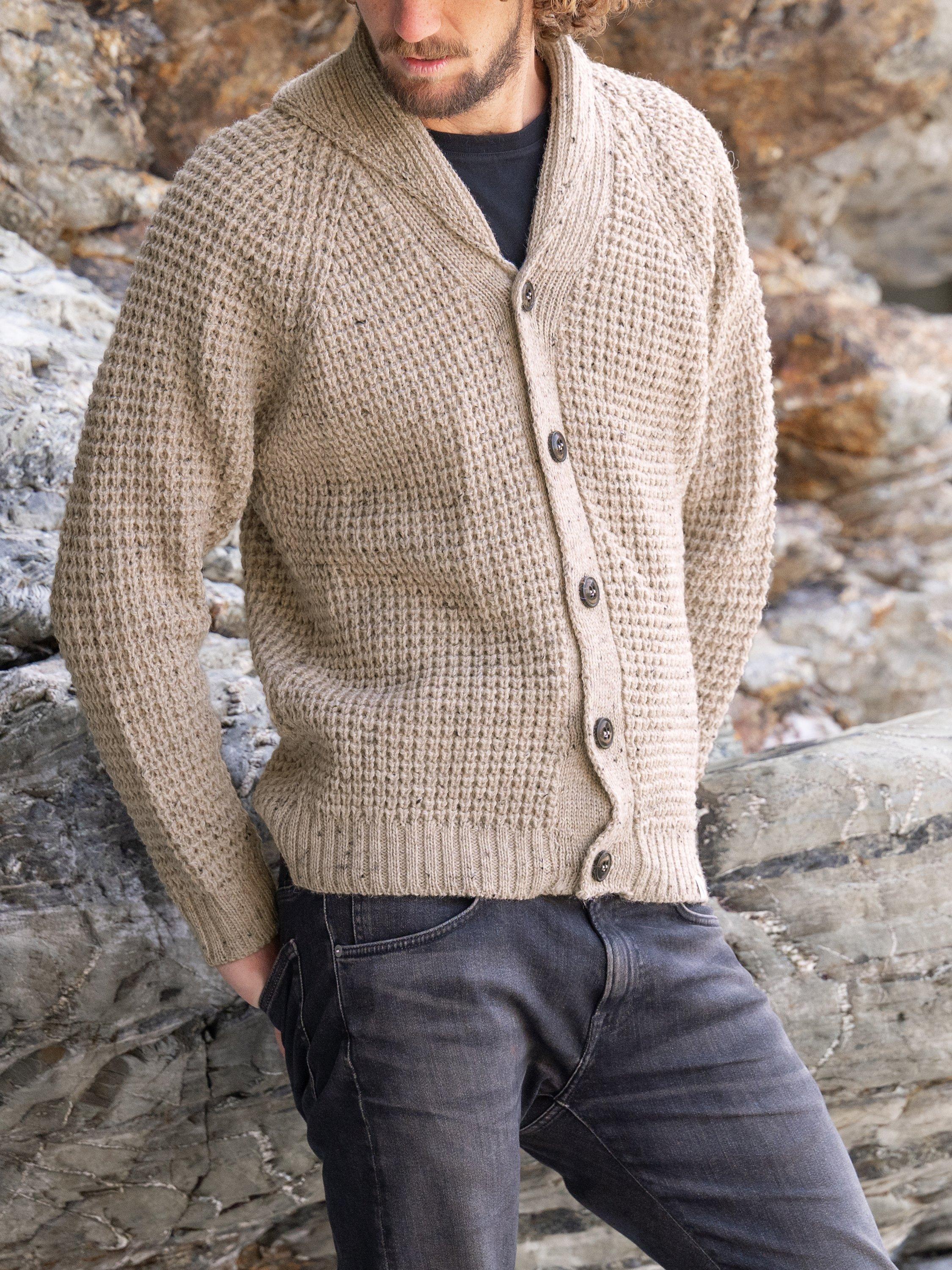 St John Sport Button Front Textured Wool Blend store Cardigan