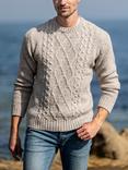 Celtic & Co. Cable Knit Crew Neck Jumper
