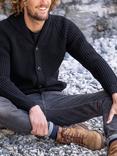 Celtic & Co. Wool Waffle Stitch Cardigan