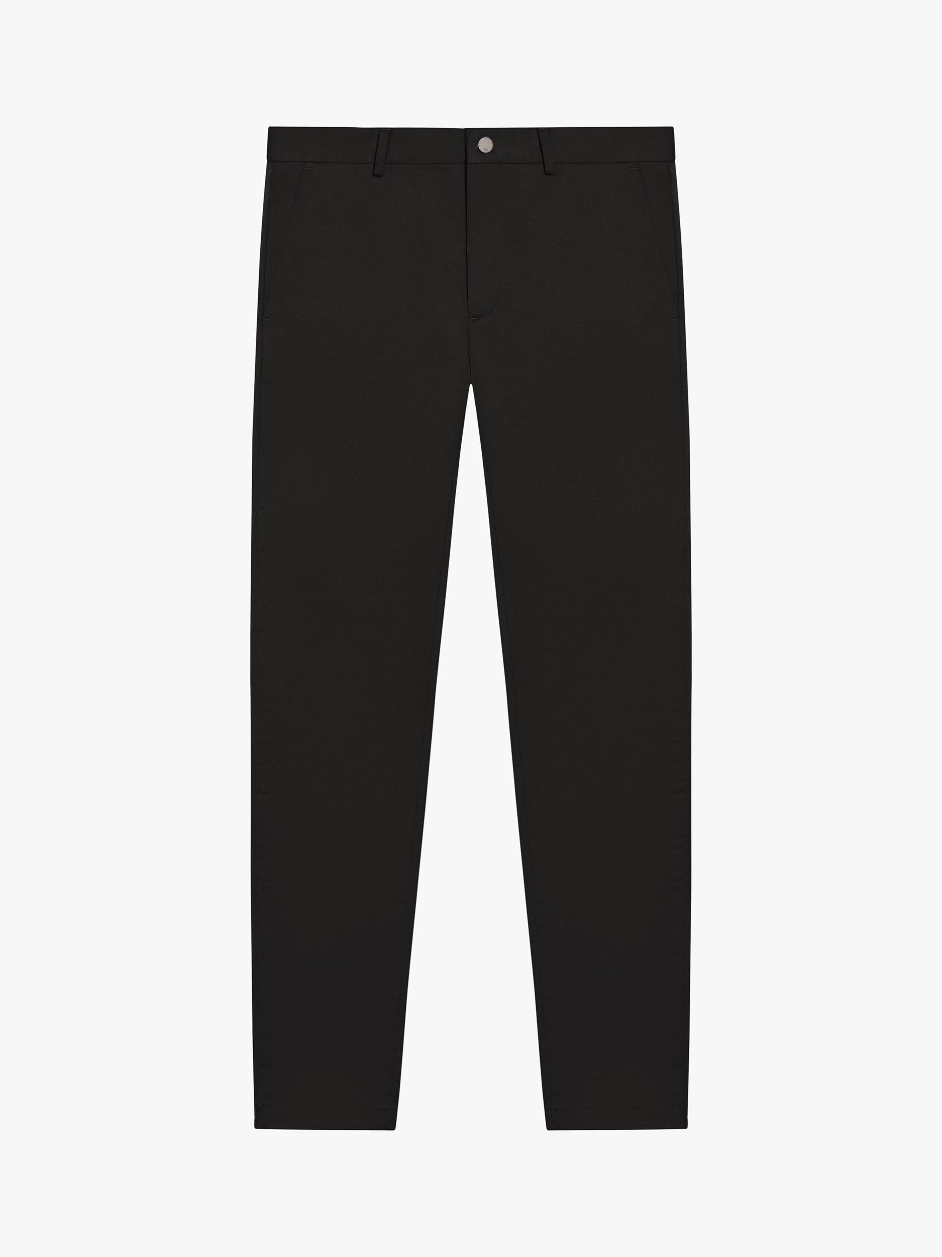 Product image 4 of 7, which shows SPOKE Sharps Cotton Blend Slim Thigh Chinos, Black, W30/L29