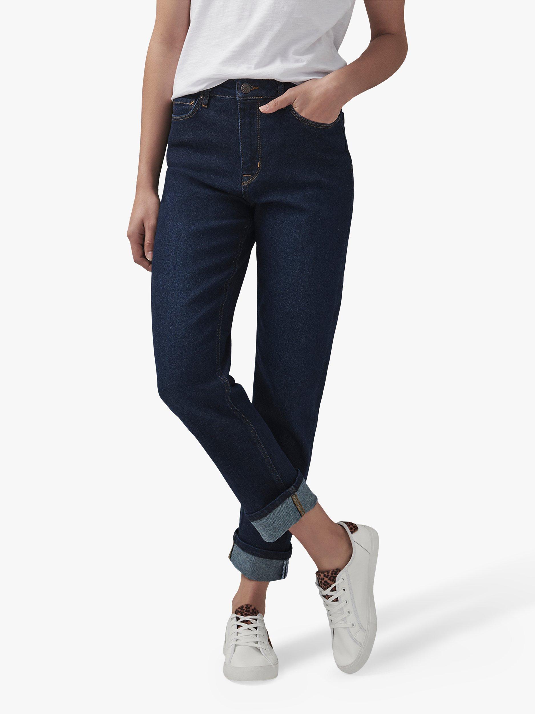 Crew Clothing Girlfriend Jeans, Indigo