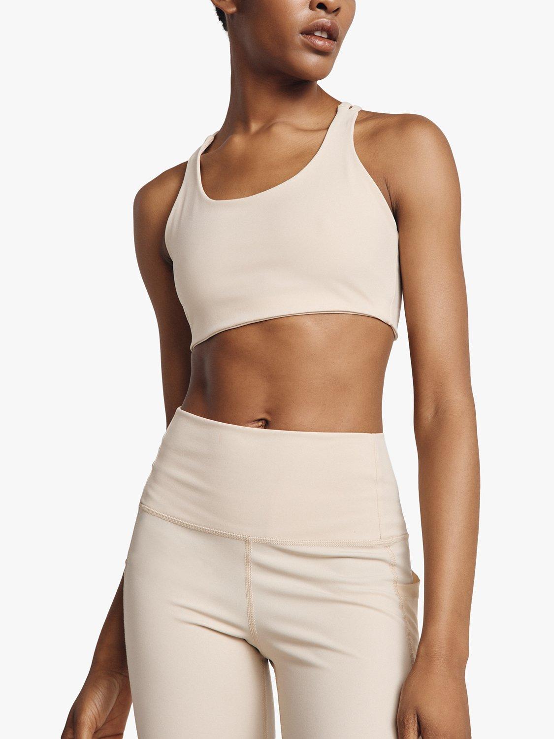 Ghost Strappy Back Sports Bra, Nude