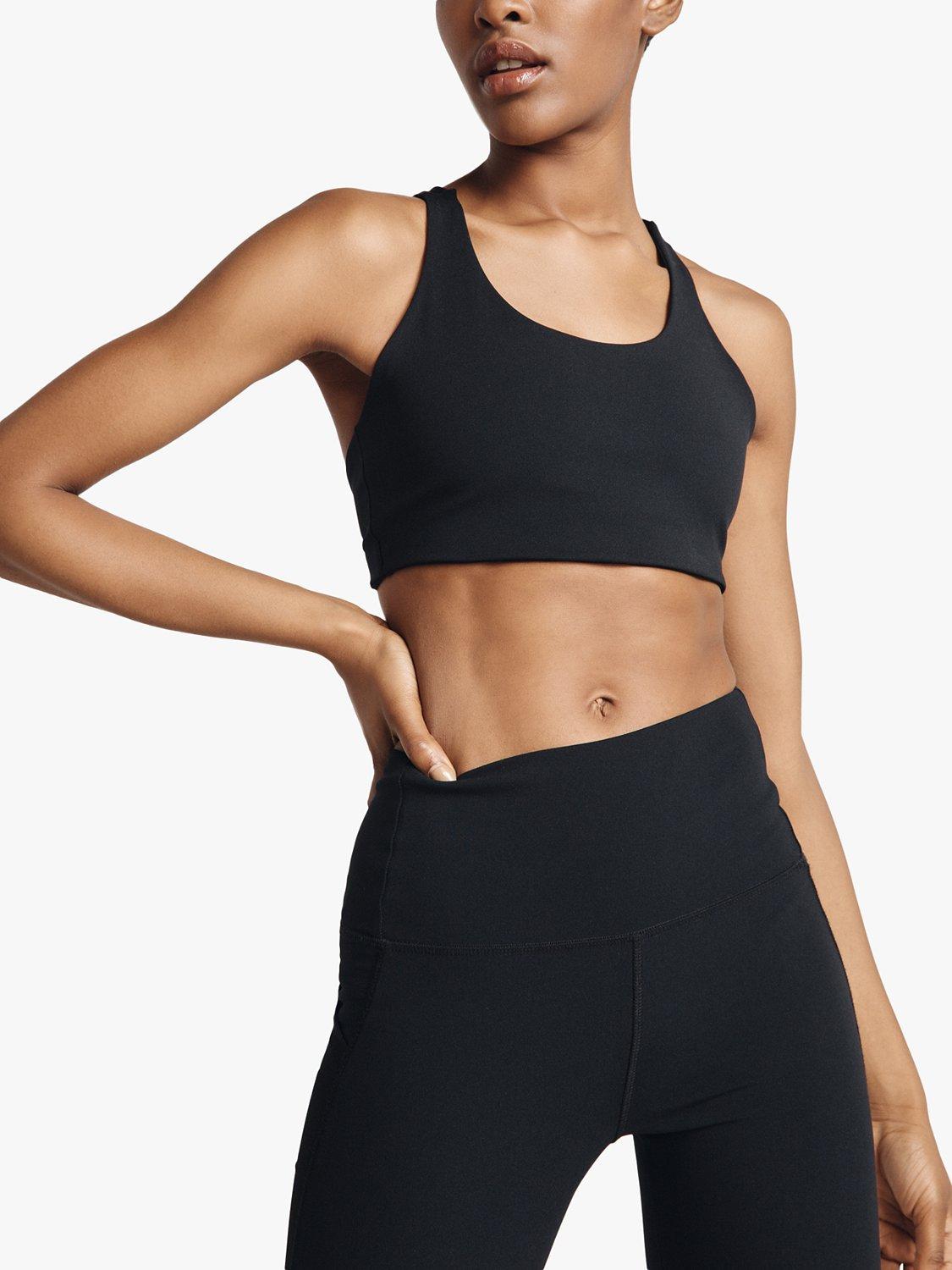 Ghost Strappy Back Sports Bra, Black