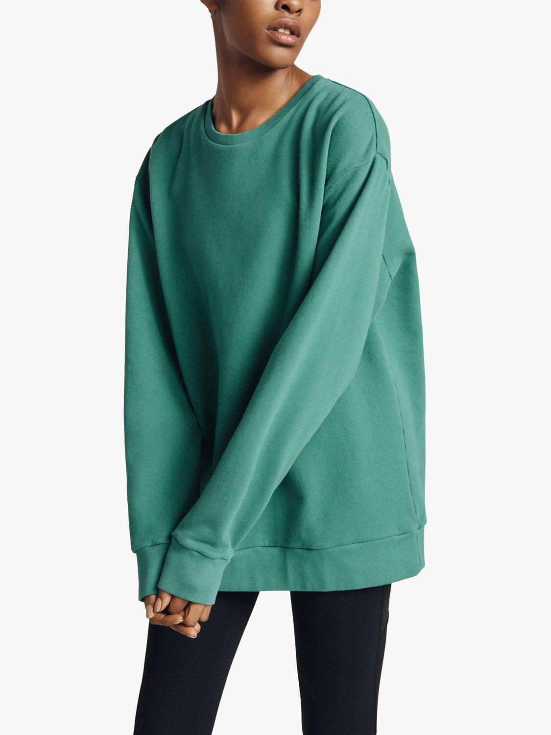 Ghost Organic Cotton Sweatshirt, Dark Green, XS