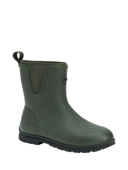 Muck Originals Pull On Mid Wellington Boots - view 2, Moss