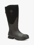 Muck Chore Adjustable Slip On Tall Wellington Boots, Black