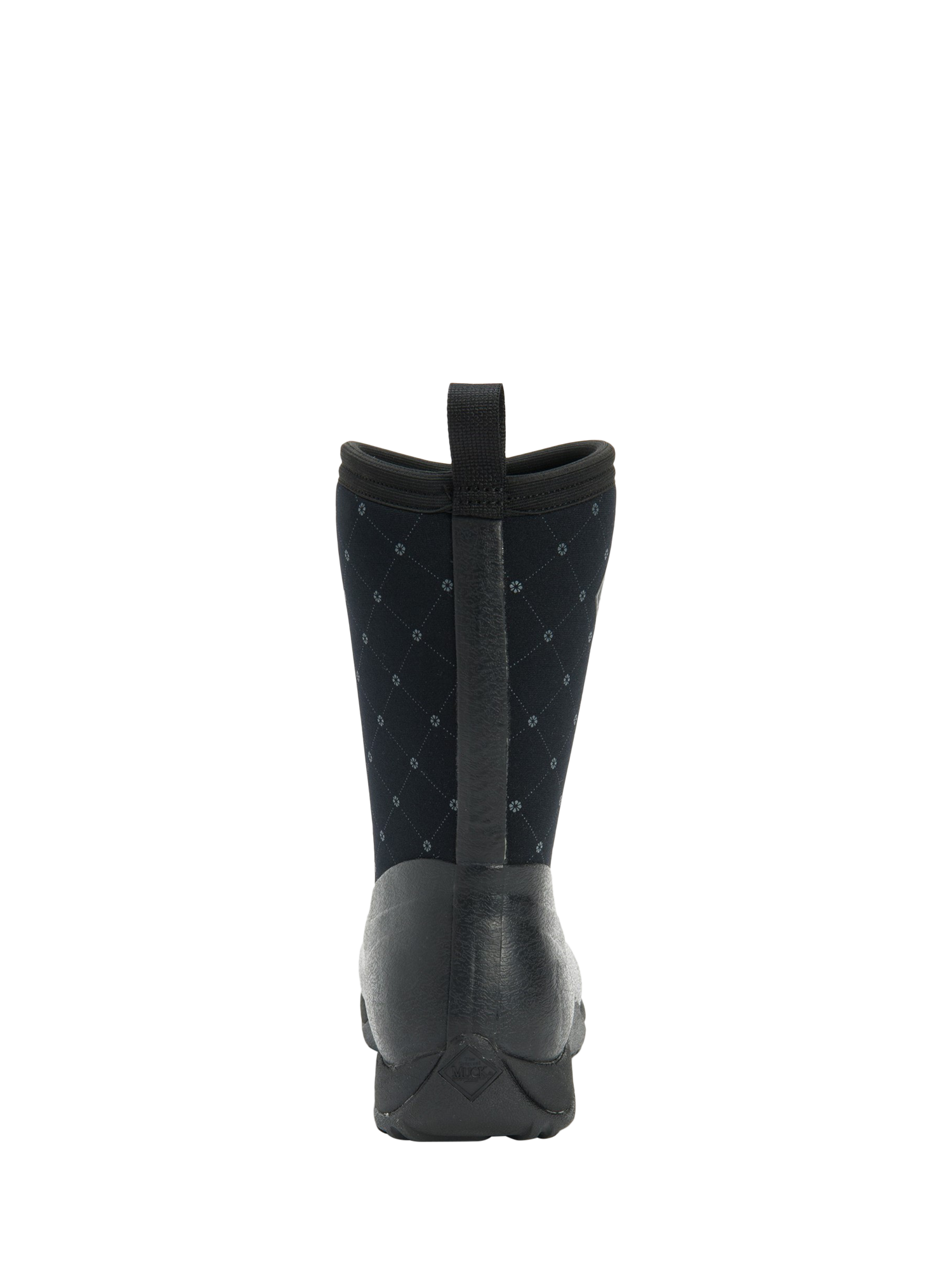 Product image 3 of 4, which shows Muck Arctic Weekend Fleece Lined Quilted Wellington Boots, Black, 4