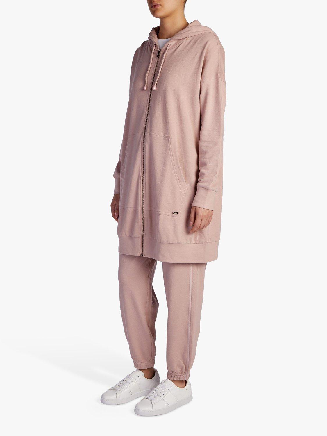 Aab Modest Zip Up Hoodie, Pink