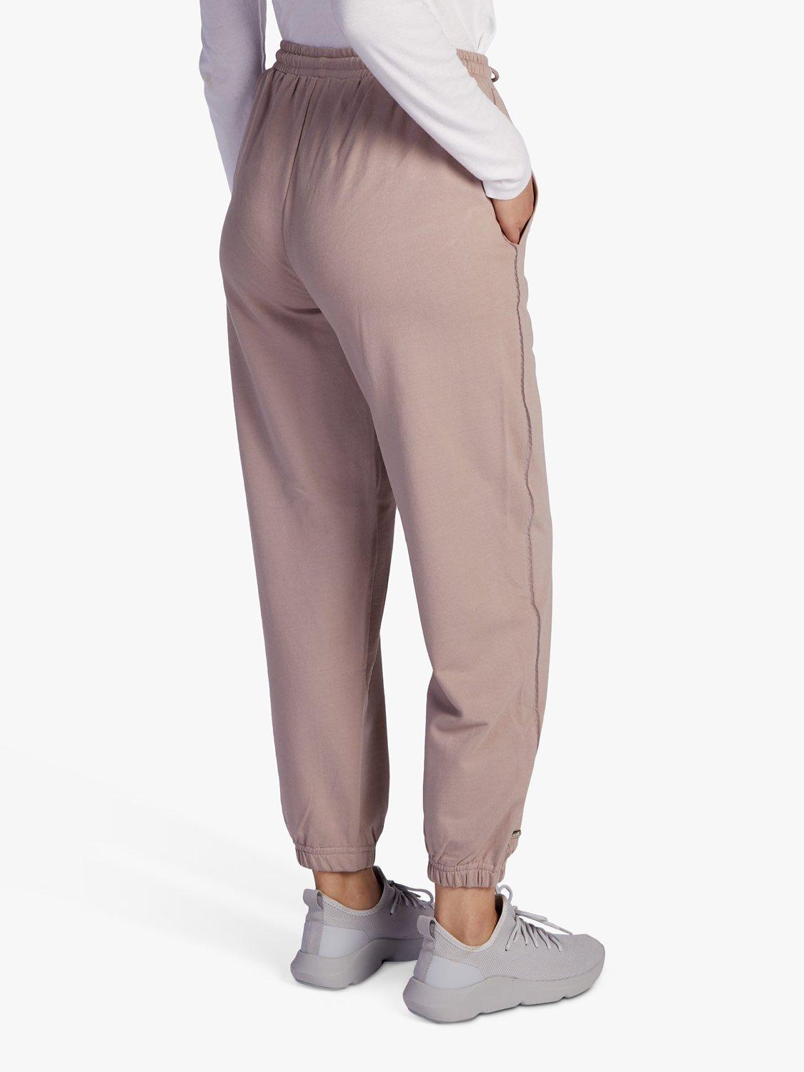 Product image 2 of 3, which shows Aab Cotton Jogging Bottoms, Dusky Lilac, S