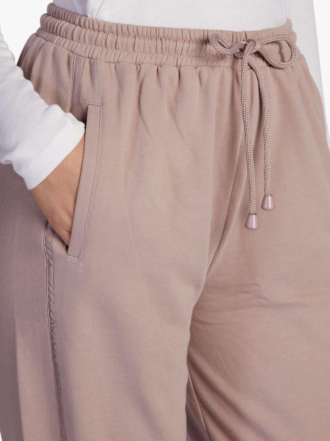 Product image 3 of 3, which shows Aab Cotton Jogging Bottoms, Dusky Lilac, S