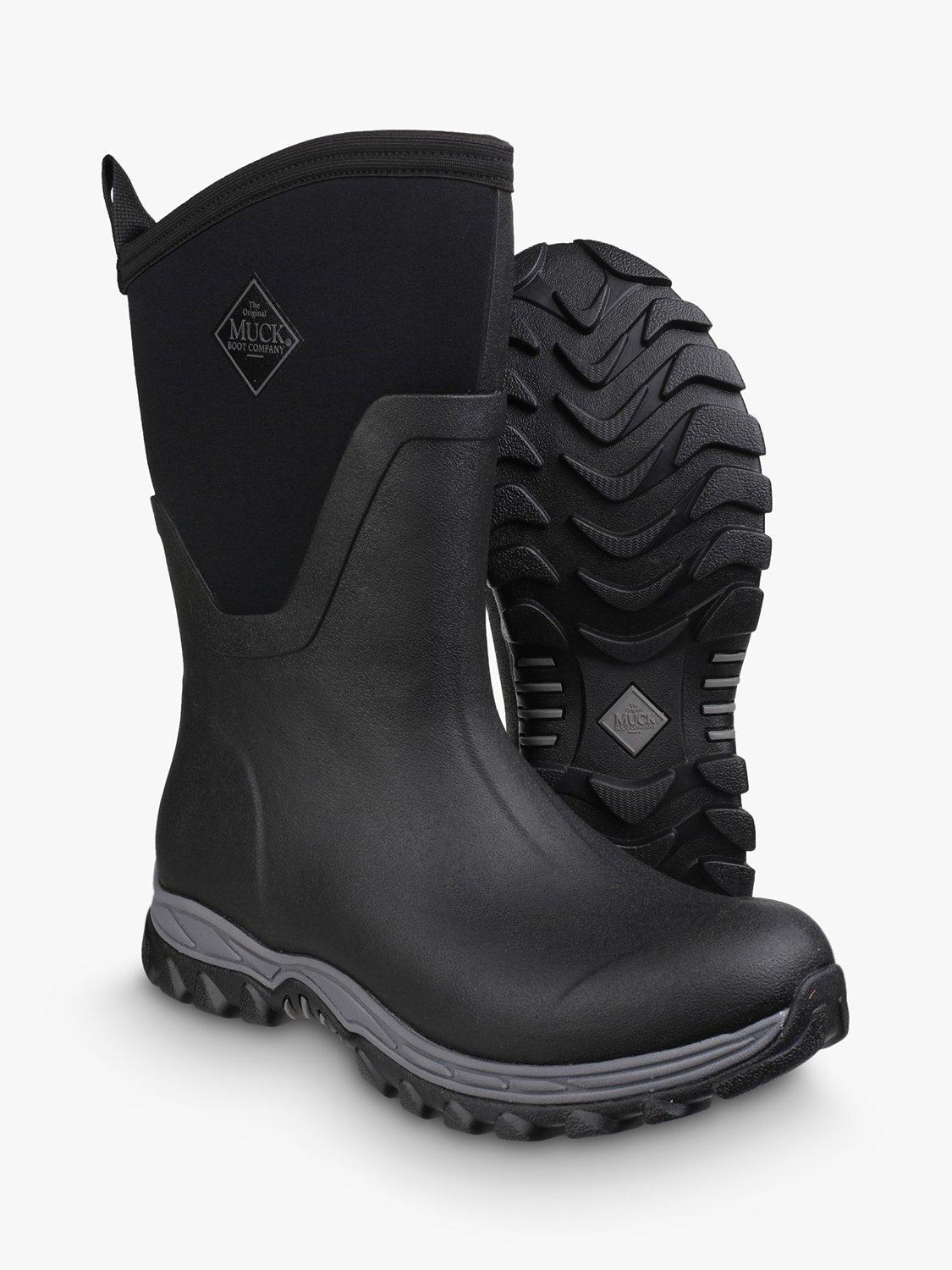 Product image 4 of 5, which shows Muck Arctic Sport Mid-High Wellington Boots, Black, 3