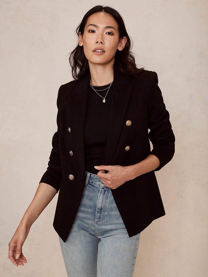 Mint Velvet Military Double Breasted Blazer