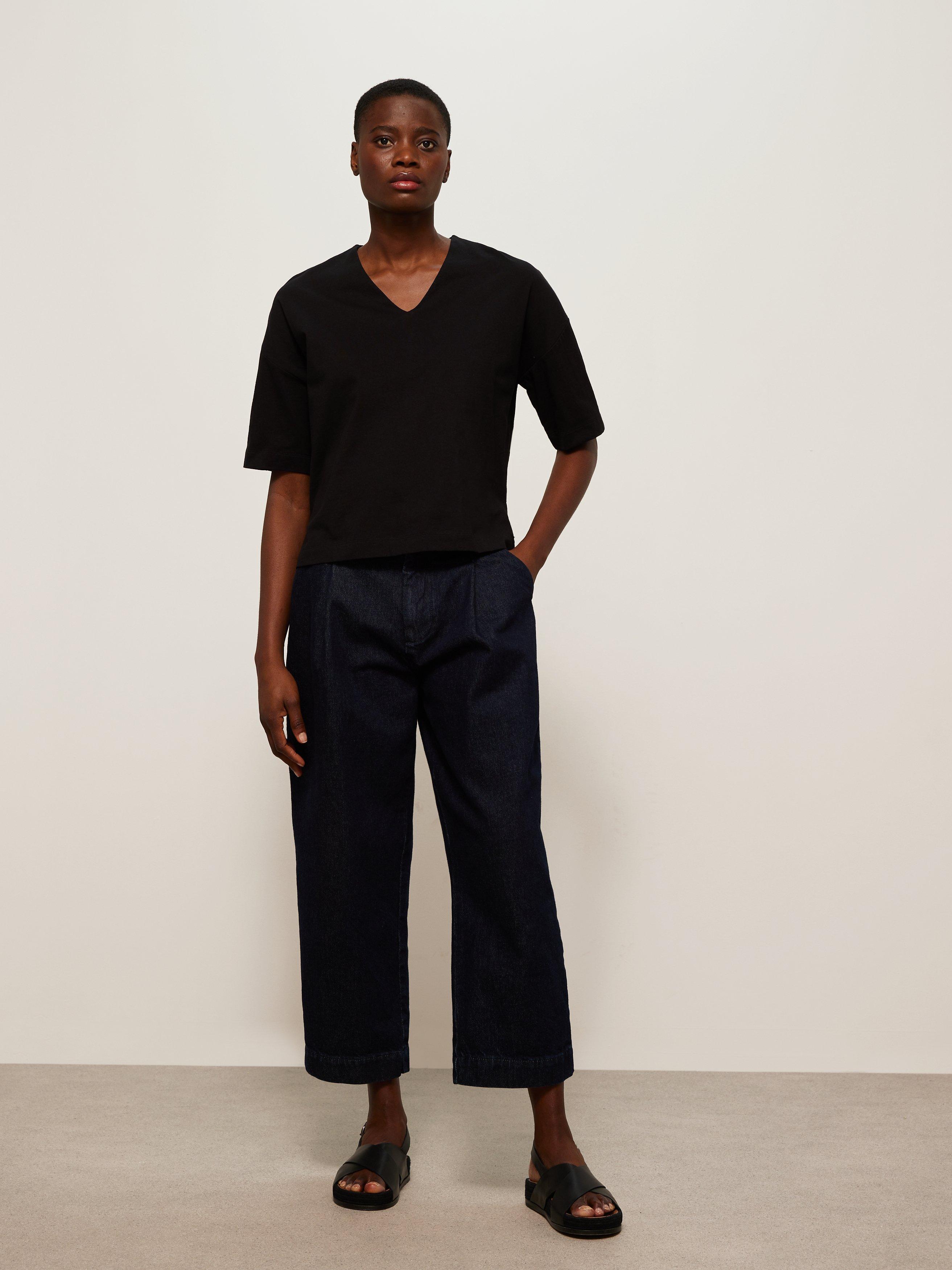 Kin Plain Oversized V-Neck T-Shirt