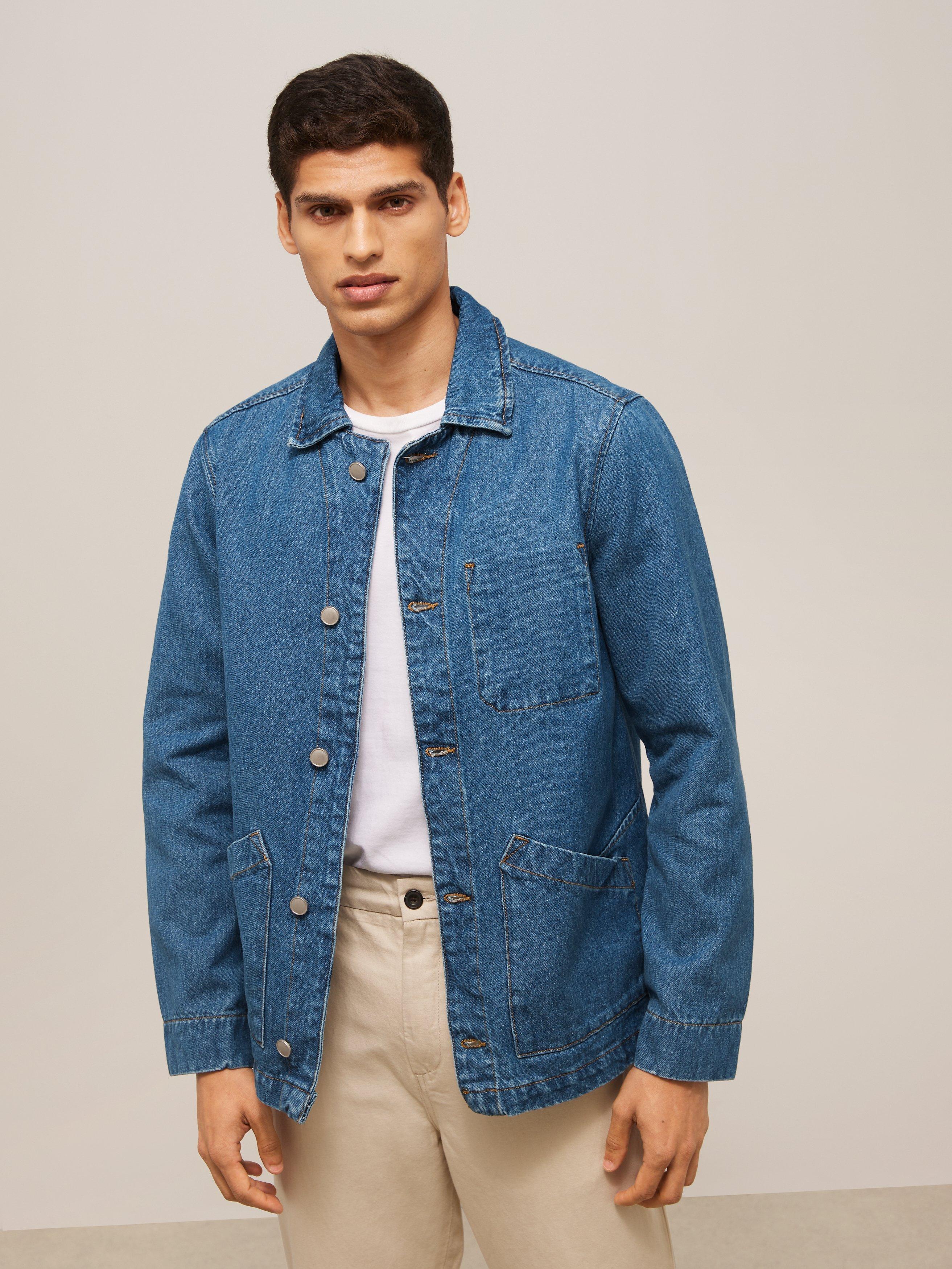 John Lewis Denim Chore Jacket, Indigo