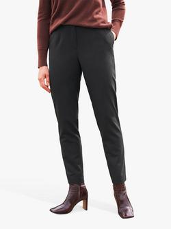 Pure Collection Relaxed Tapered Trousers, Black, Black