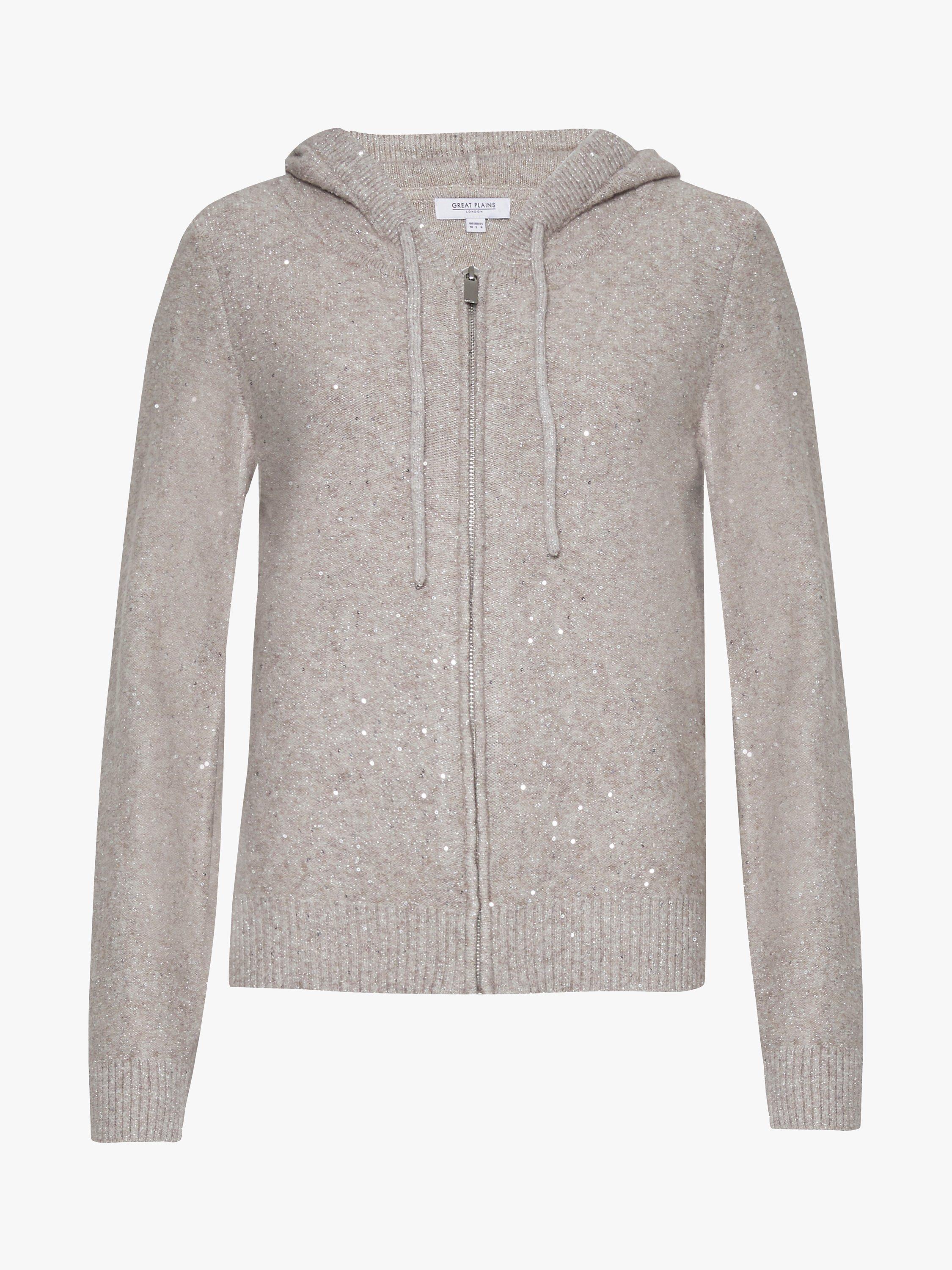 Great Plains Remini Knit Zip Through Hooded Top