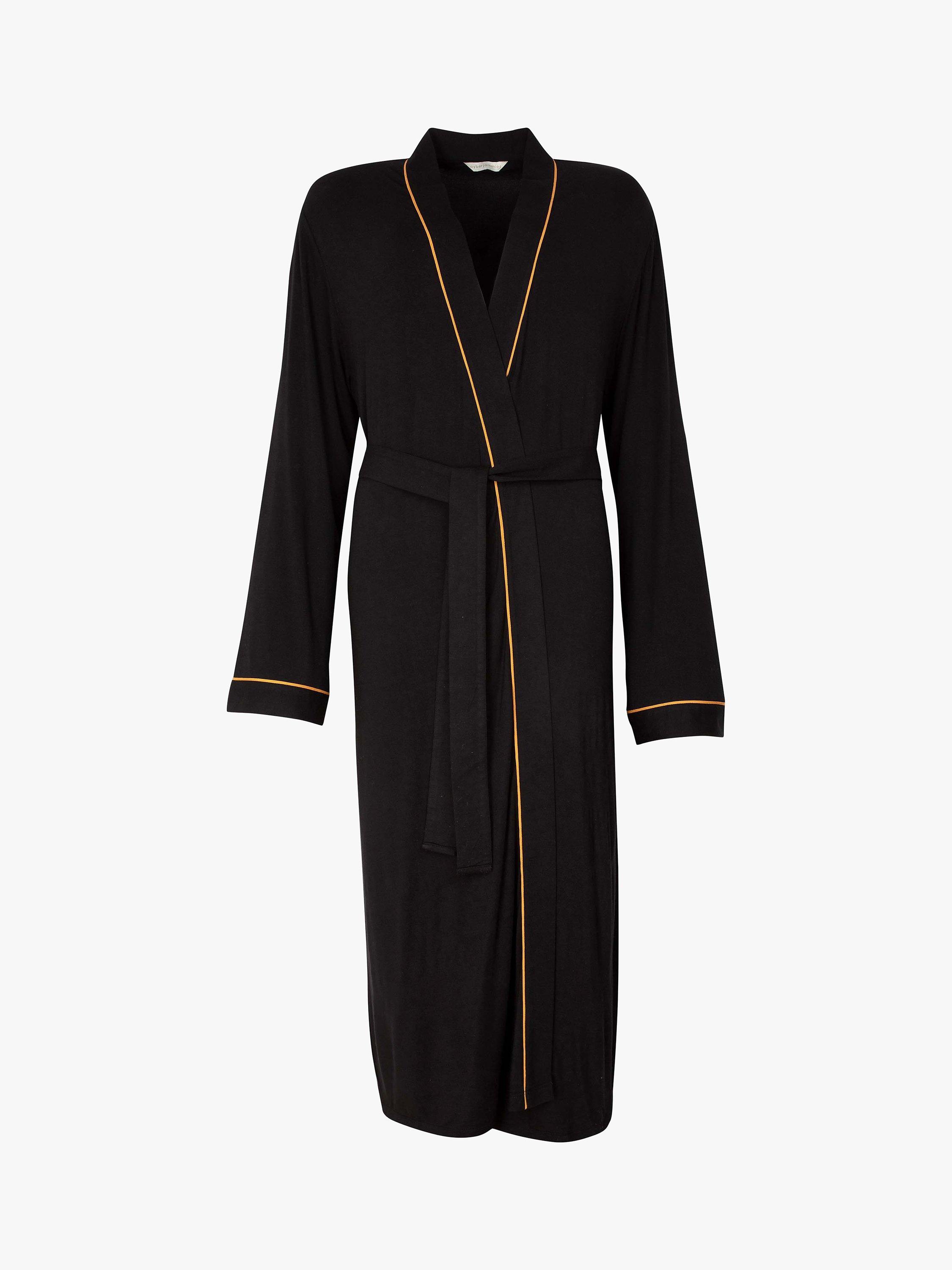 Product image 3 of 4, which shows Cyberjammies Annie Knitted Long Dressing Gown, Black, 8