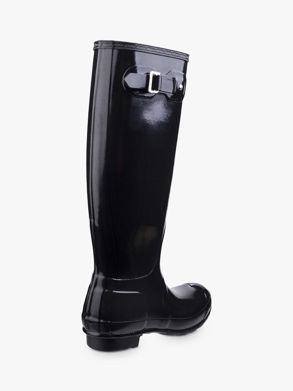 Tall black hunter boots on sale online