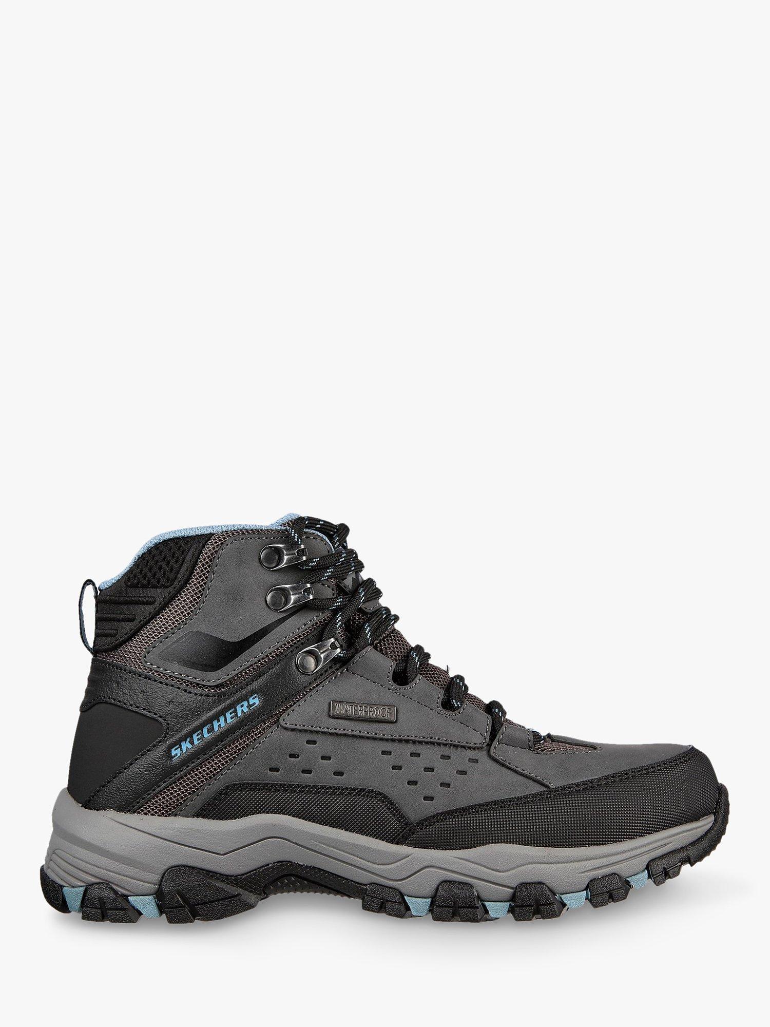 Skechers Relaxed Fit Selmen My Turf Hiking Boots, Charcoal
