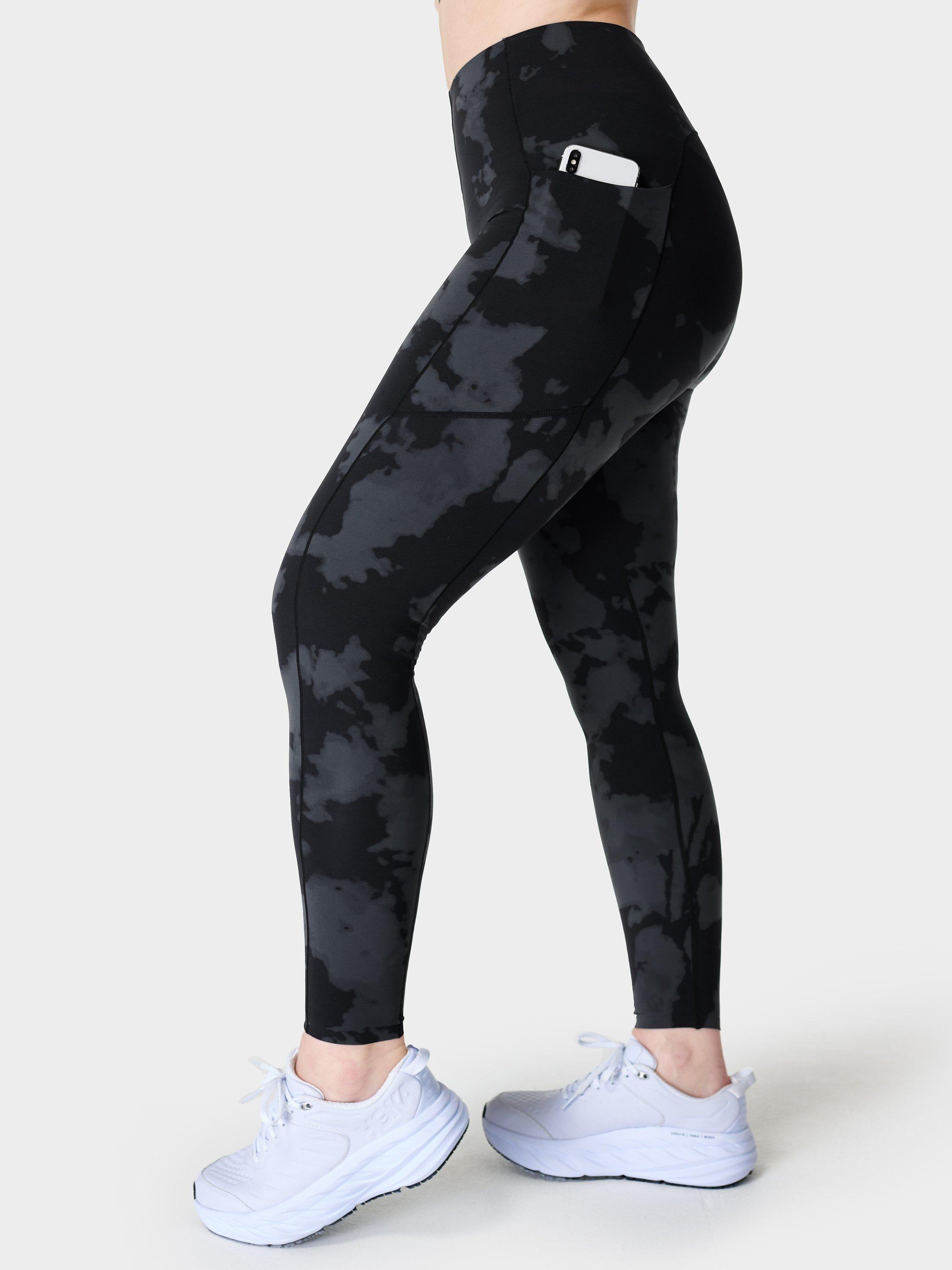 Product image 1 of 7, which shows Sweaty Betty Power Ultra Sculpt High Waisted Gym Leggings, Black Fade, XXS