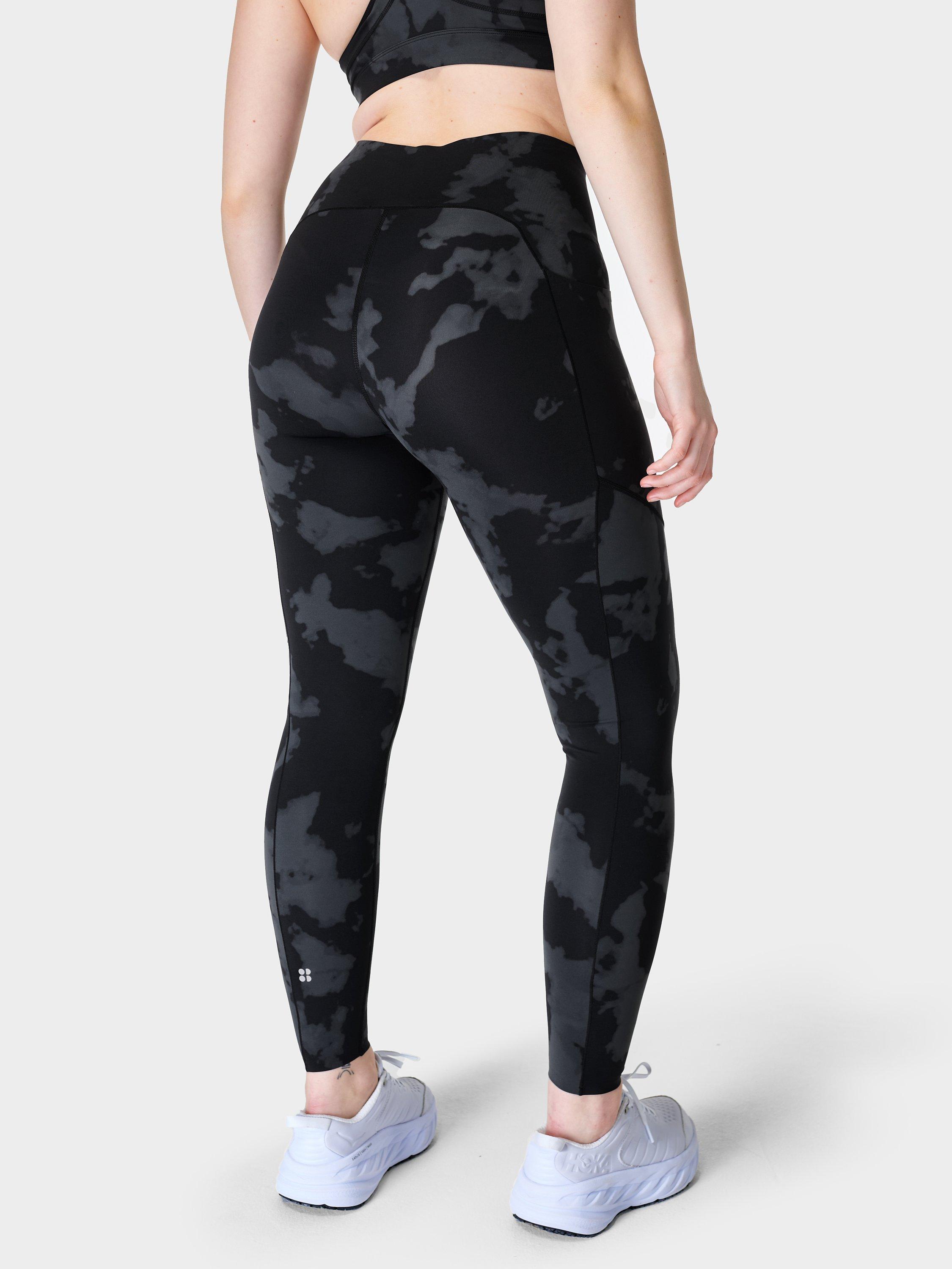 Product image 2 of 7, which shows Sweaty Betty Power Ultra Sculpt High Waisted Gym Leggings, Black Fade, XXS