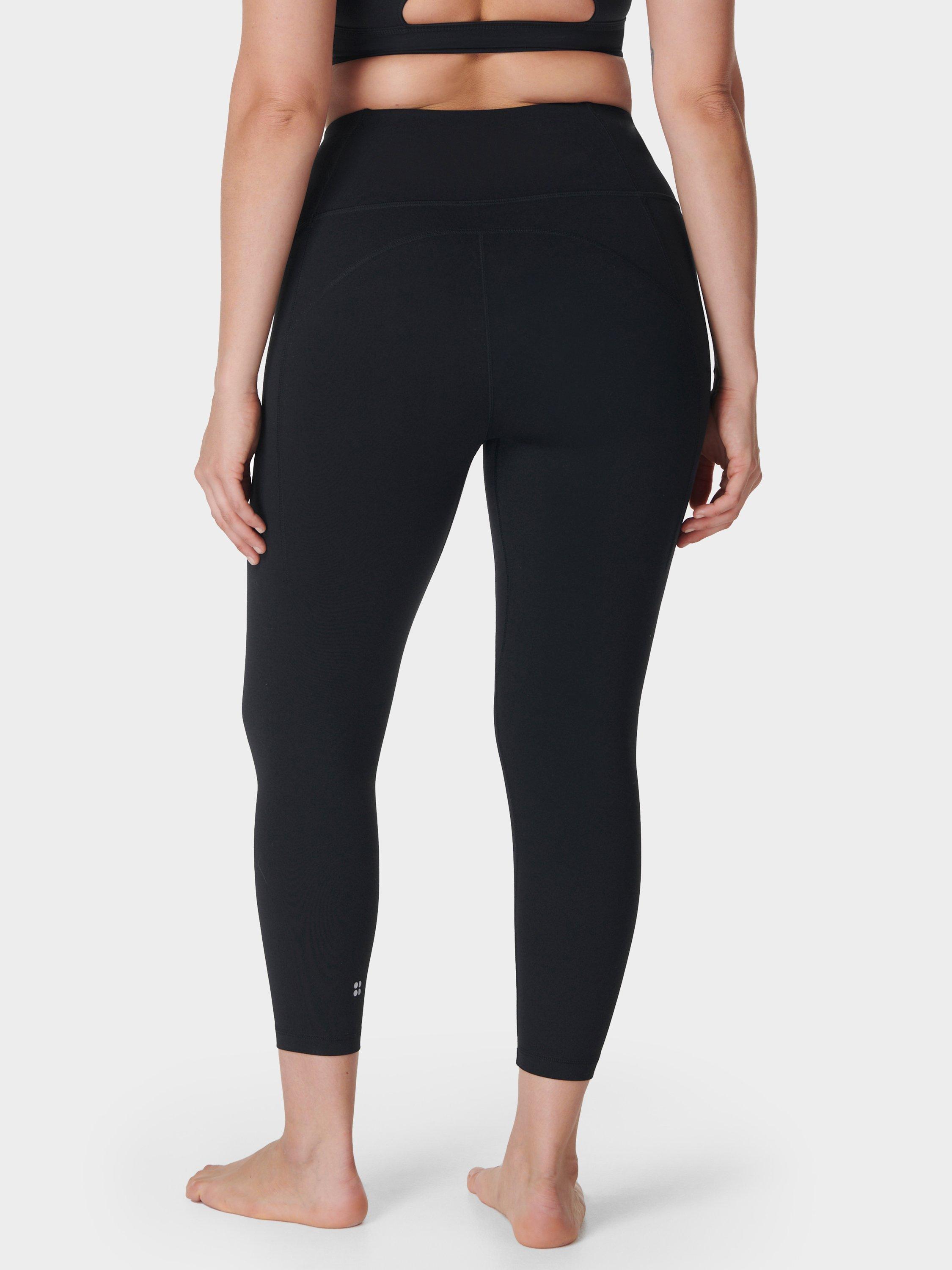 Product image 1 of 5, which shows Sweaty Betty Super Soft 7/8 Yoga Leggings, Black, XXS