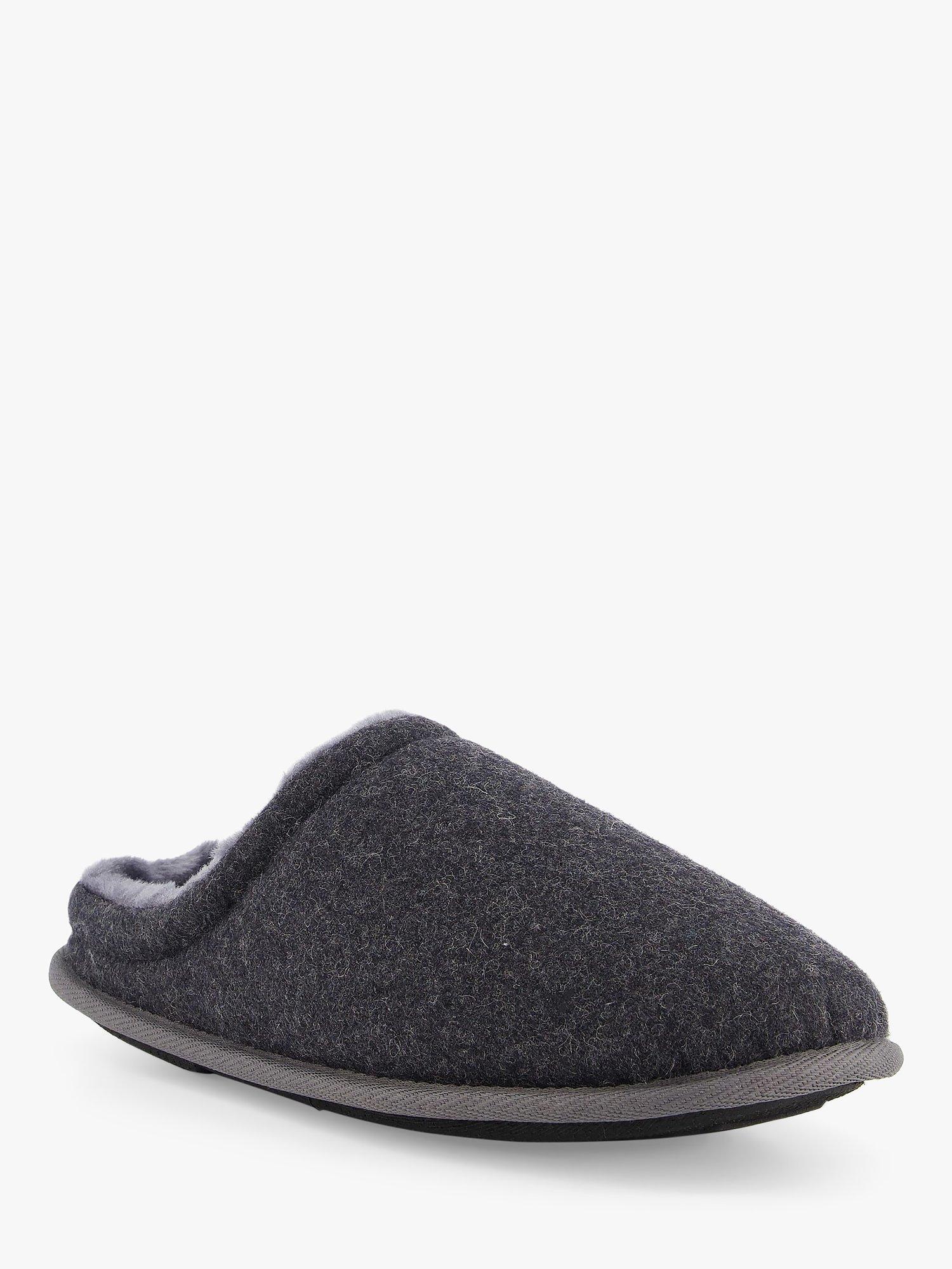 Product image 2 of 4, which shows Dune Frederick Fabric Slippers, Grey, S