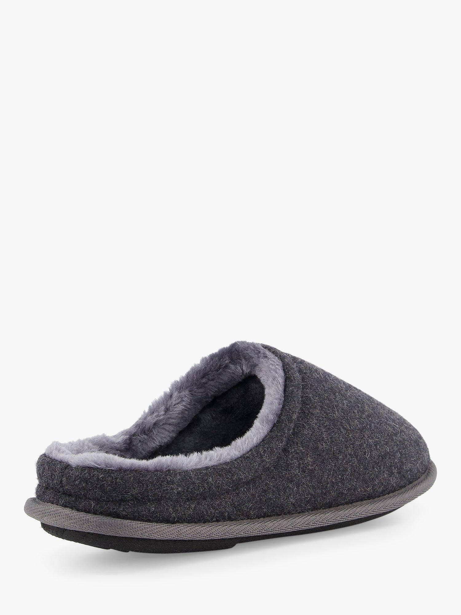 Product image 3 of 4, which shows Dune Frederick Fabric Slippers, Grey, S