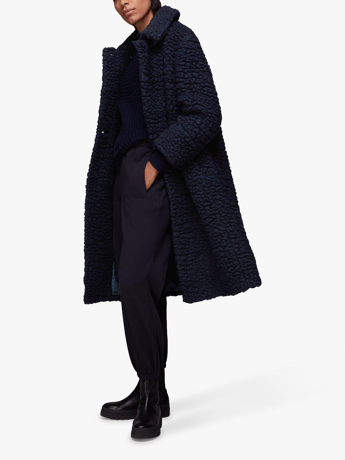 Whistles Lottie Teddy Wool Coat