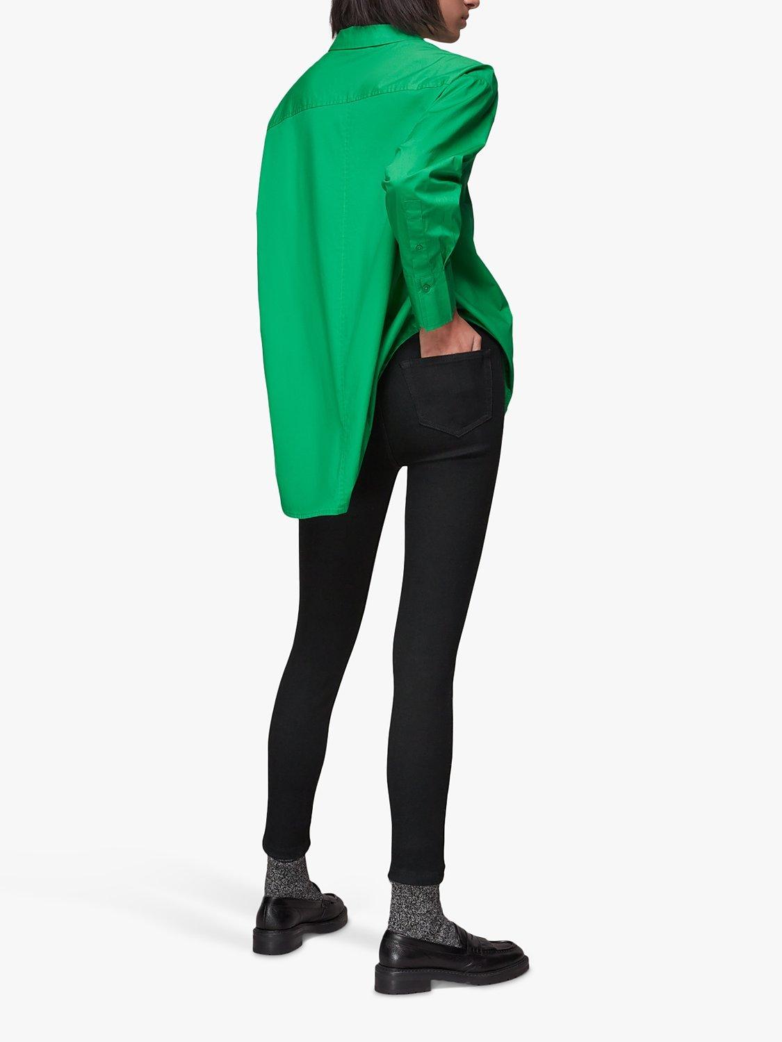 Product image 2 of 5, which shows Whistles Stretch Sculpted Jeans, Black, 26